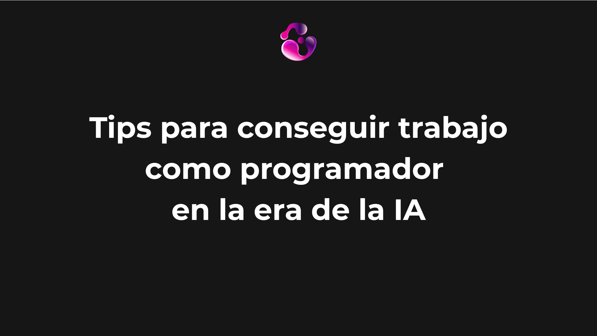 Tips para conseguir trabajo como programador en la era de la IA | Sin junior no hay senior, pero sin ofertas no hay juniors.